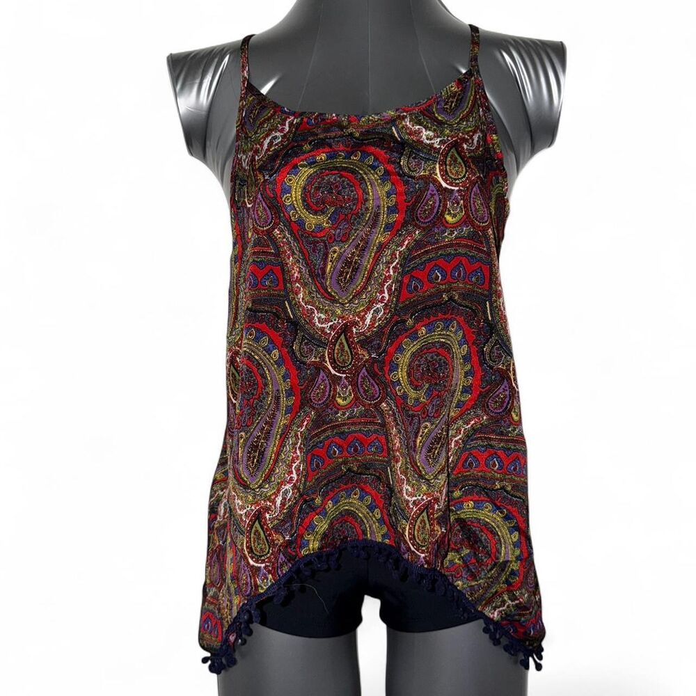 Vintage Love Blossom Women's Paisley Print Cami Top